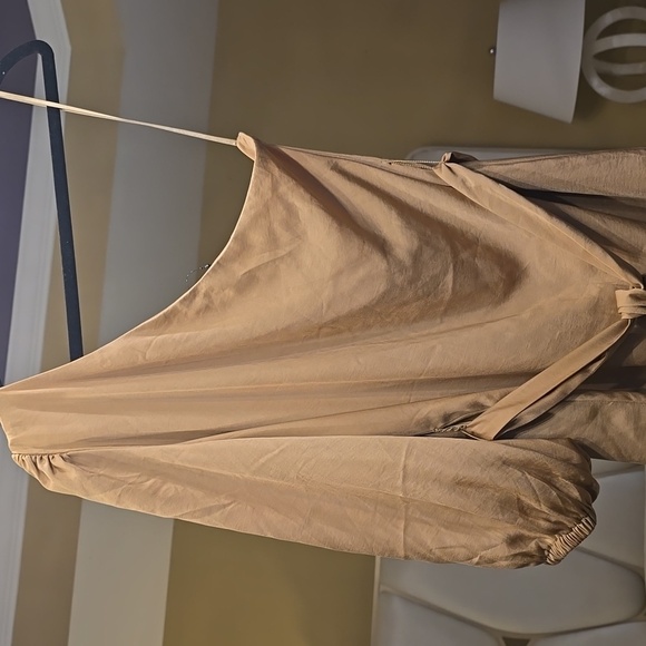 Banana Republic One-Shoulder Tan Dress - Picture 5 of 14